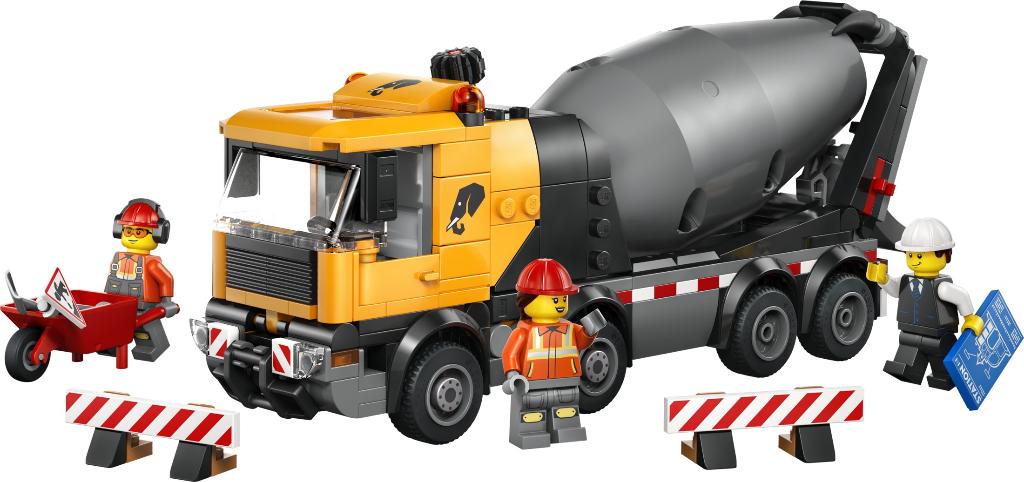 LEGO City 60478 Cementwagen 371 delig, Ophalen of Verzenden, Nieuw, Complete set, Lego