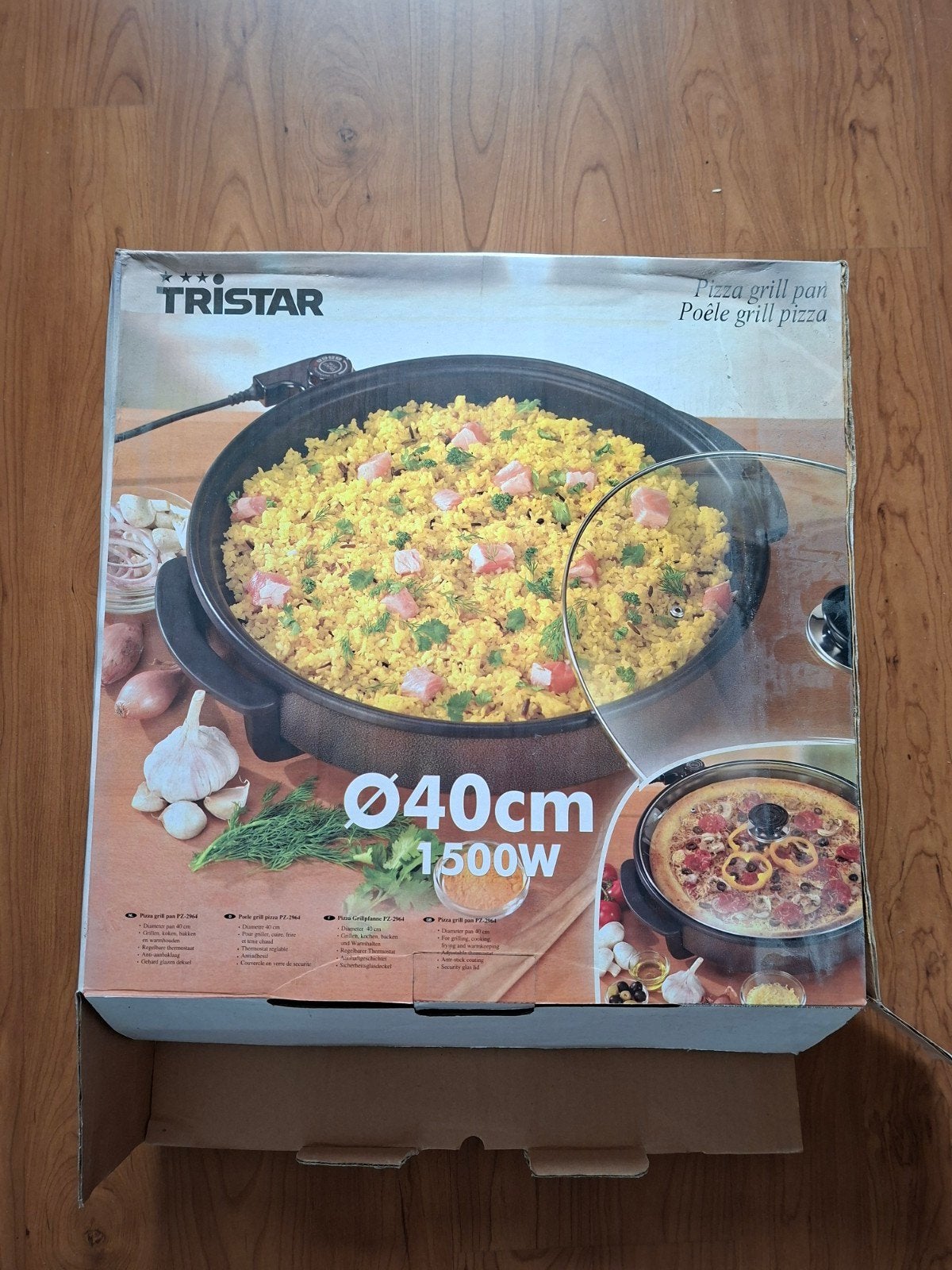 Tristar pizza grill pan. NIEUW, Ophalen, Nieuw, 4 t/m 7 personen