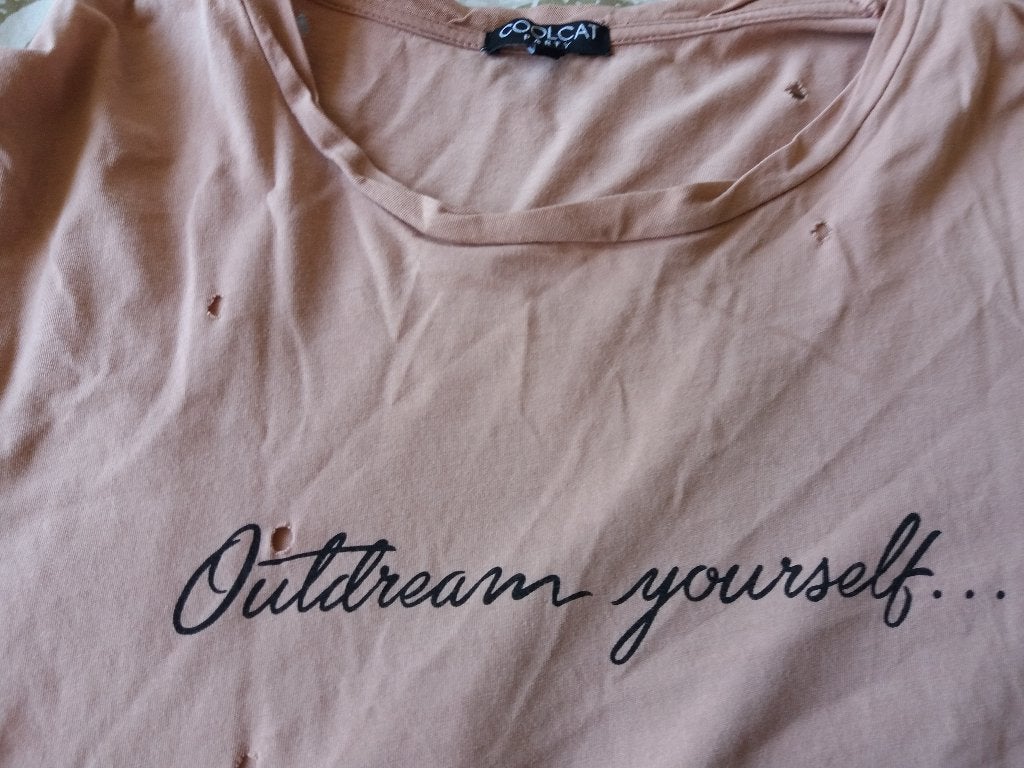 Coolcat stoer oudroze shirt, korte mouw, maat M., Ophalen of Verzenden, Gedragen, Roze, Korte mouw