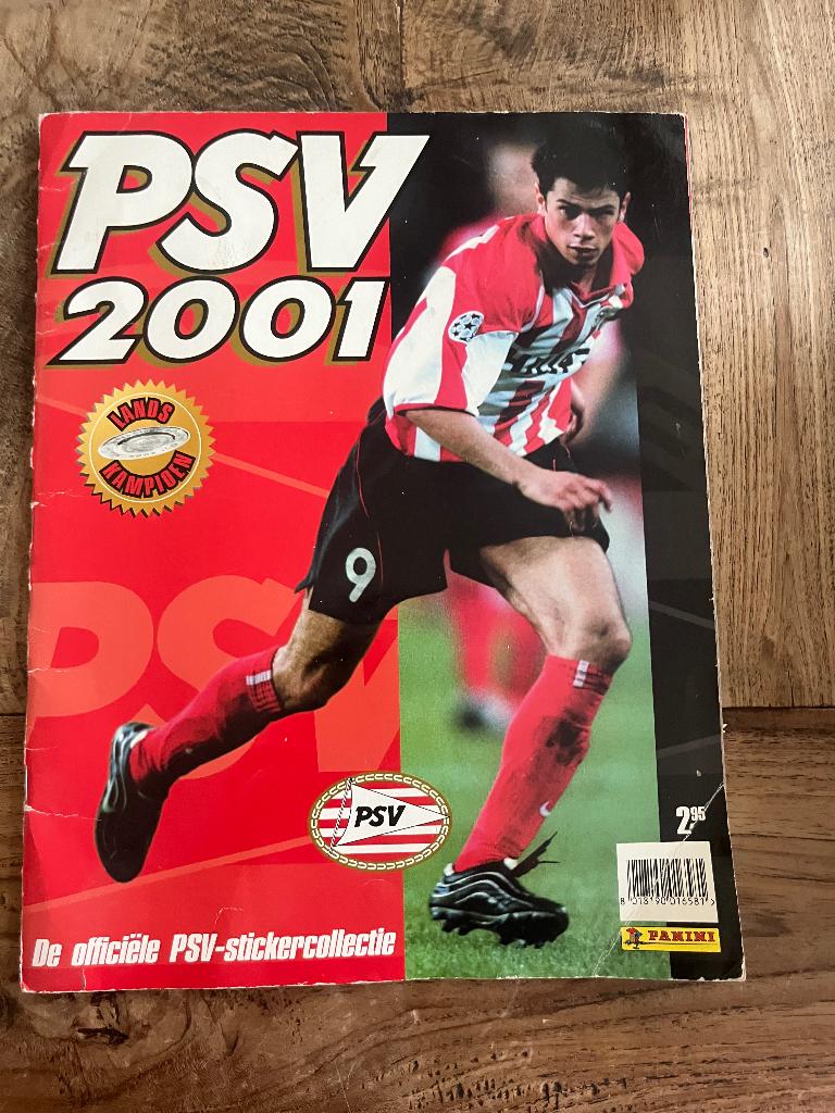 Panini verzamelalbum PSV 2001, Ophalen of Verzenden, Gebruikt, PSV, Boek of Tijdschrift