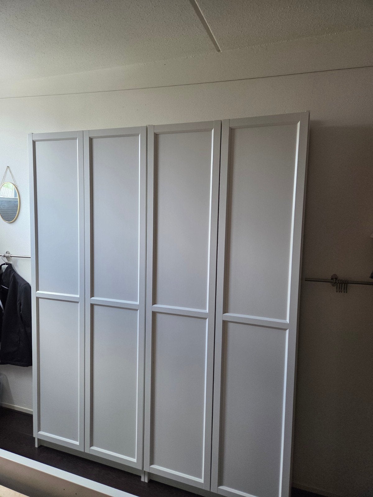 IKEA BILLY met oxberg deuren., Ophalen, 200 cm of meer, 150 tot 200 cm, Modern
