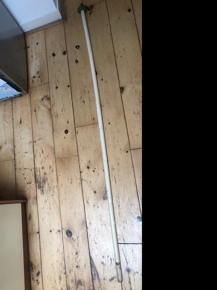 Houten vlaggenstok 2m, Ophalen of Verzenden