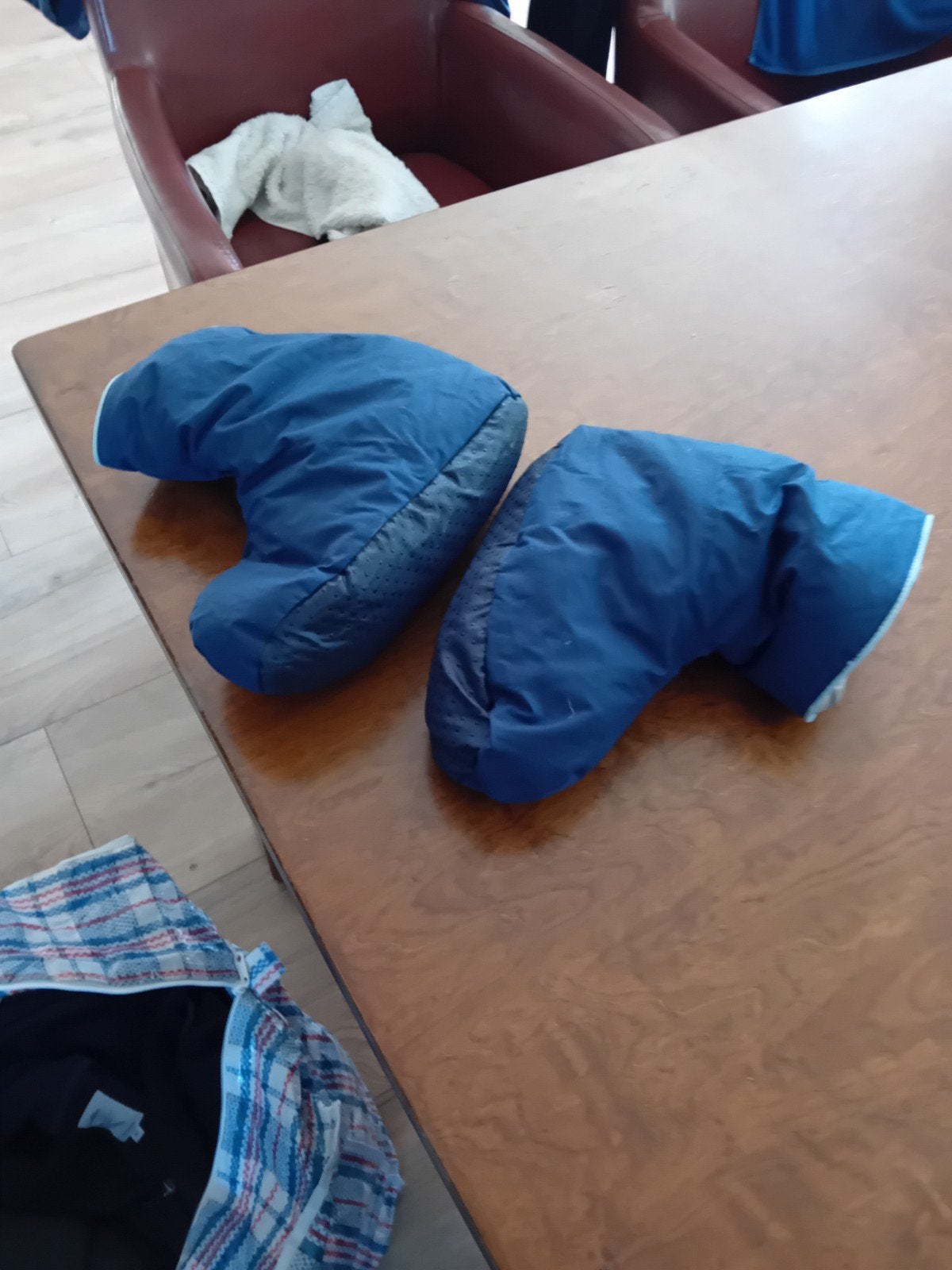 binnen schoen voor laarzen, Kleding | Dames, Ophalen of Verzenden, Zo goed als nieuw, Blauw, Regenlaarzen