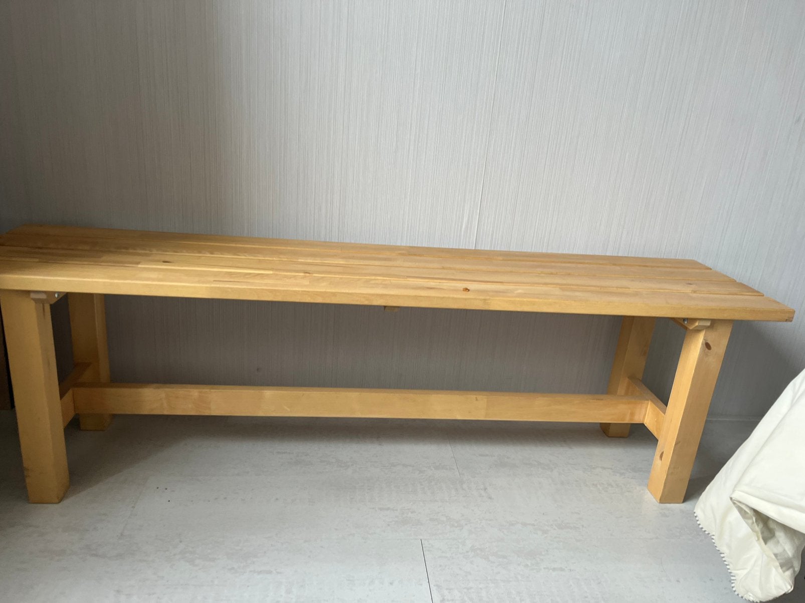 Bankje voor bij de eettafel, Ophalen, Minder dan 50 cm, 125 cm of meer, Zo goed als nieuw