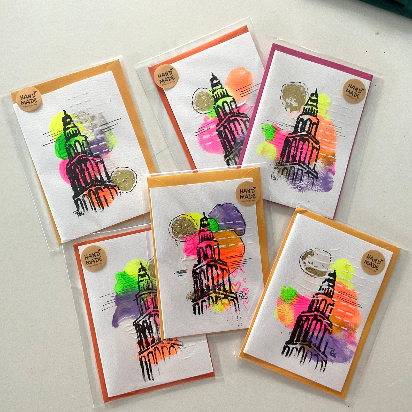 Set met 6 unieke kaarten Martinitoren, Diversen, Verzenden, Nieuw