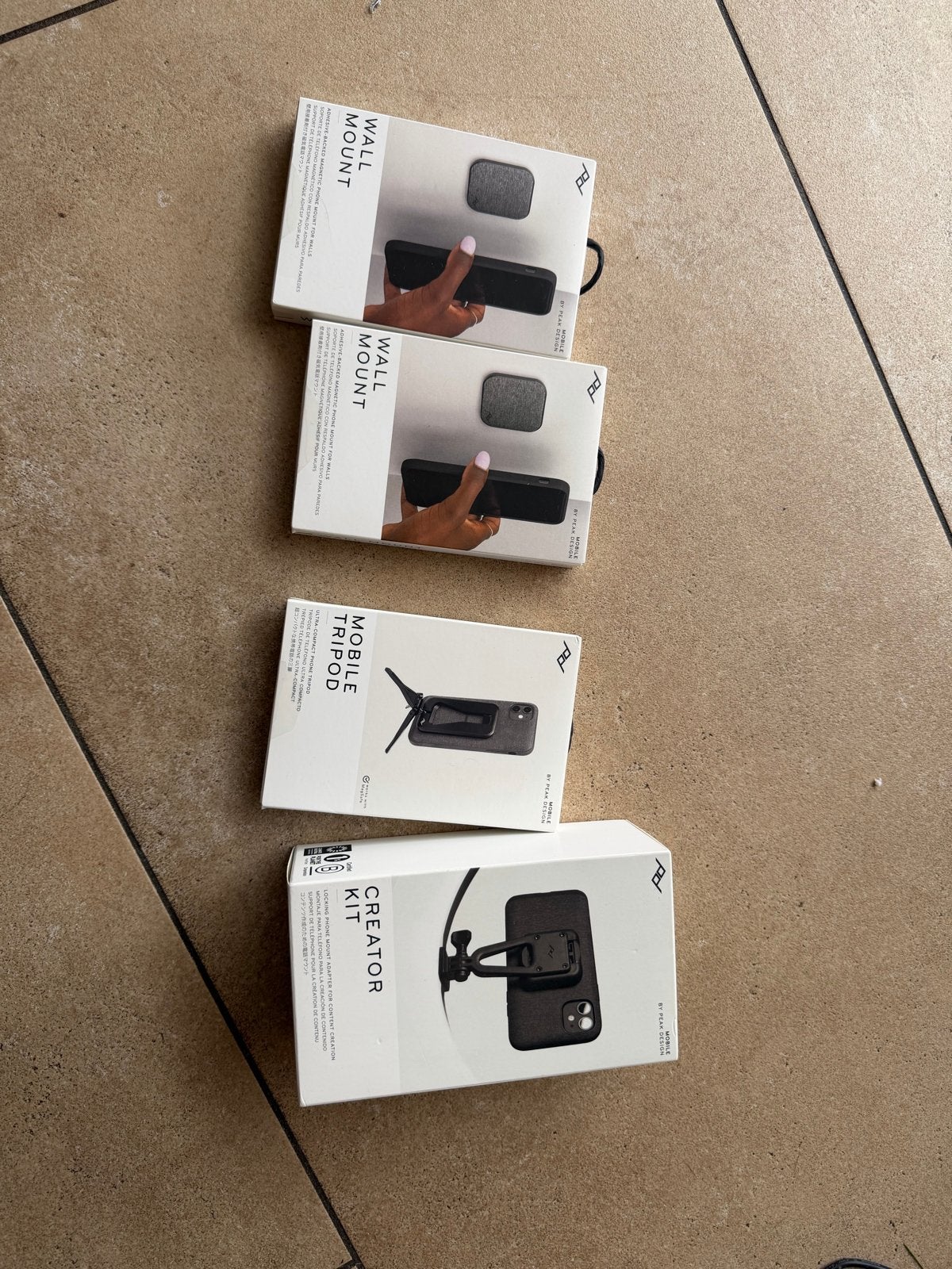 Peak Design Mobile Accessoires: Wall Mount, Tripod, Creator, Ophalen of Verzenden, Nieuw, Overige typen, Apple