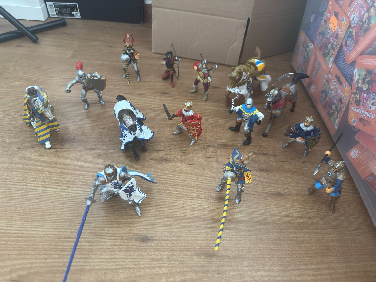 Vintage ridders van Chap Mei, Schleich en Papo, Ophalen of Verzenden, Gebruikt