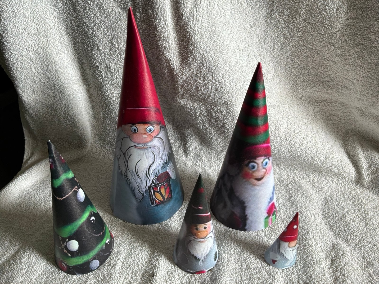 4 kerstkabouters en kerstboom, Ophalen, Nieuw