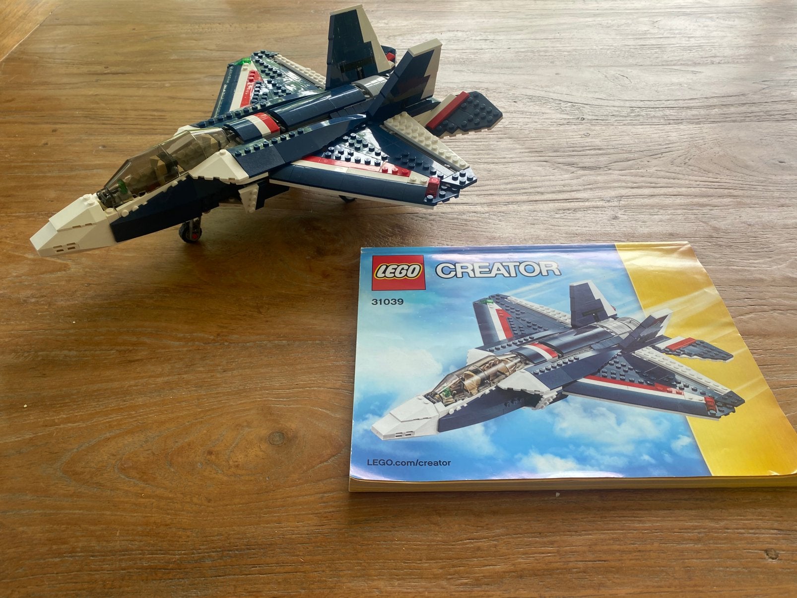Lego 31039 Creator vliegtuig/,straaljager, Ophalen of Verzenden, Zo goed als nieuw
