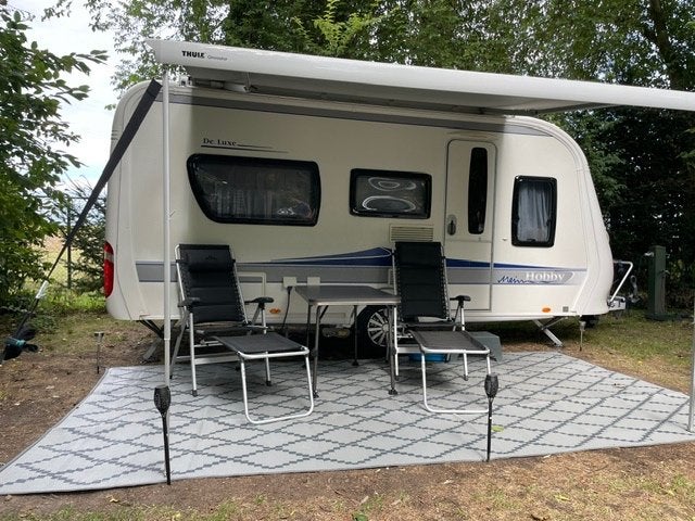 Hobby 460 LU, Caravans en Kamperen, Caravans, Hobby, Tot en met 3, Particulier, 5 tot 6 meter