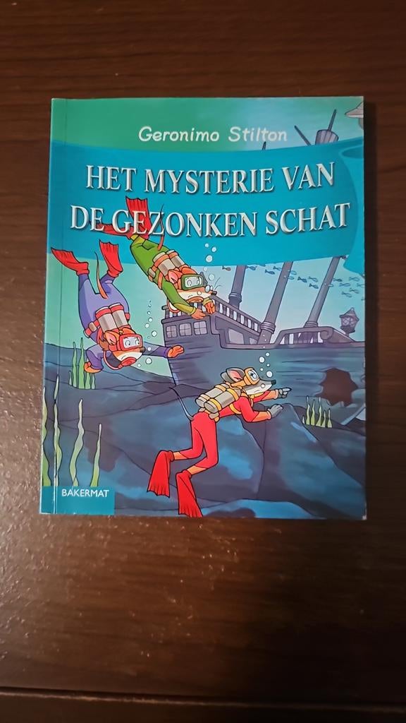 Geronimo Stilton-Het mysterie van de gezonken schat, Ophalen of Verzenden, Zo goed als nieuw, Fictie algemeen