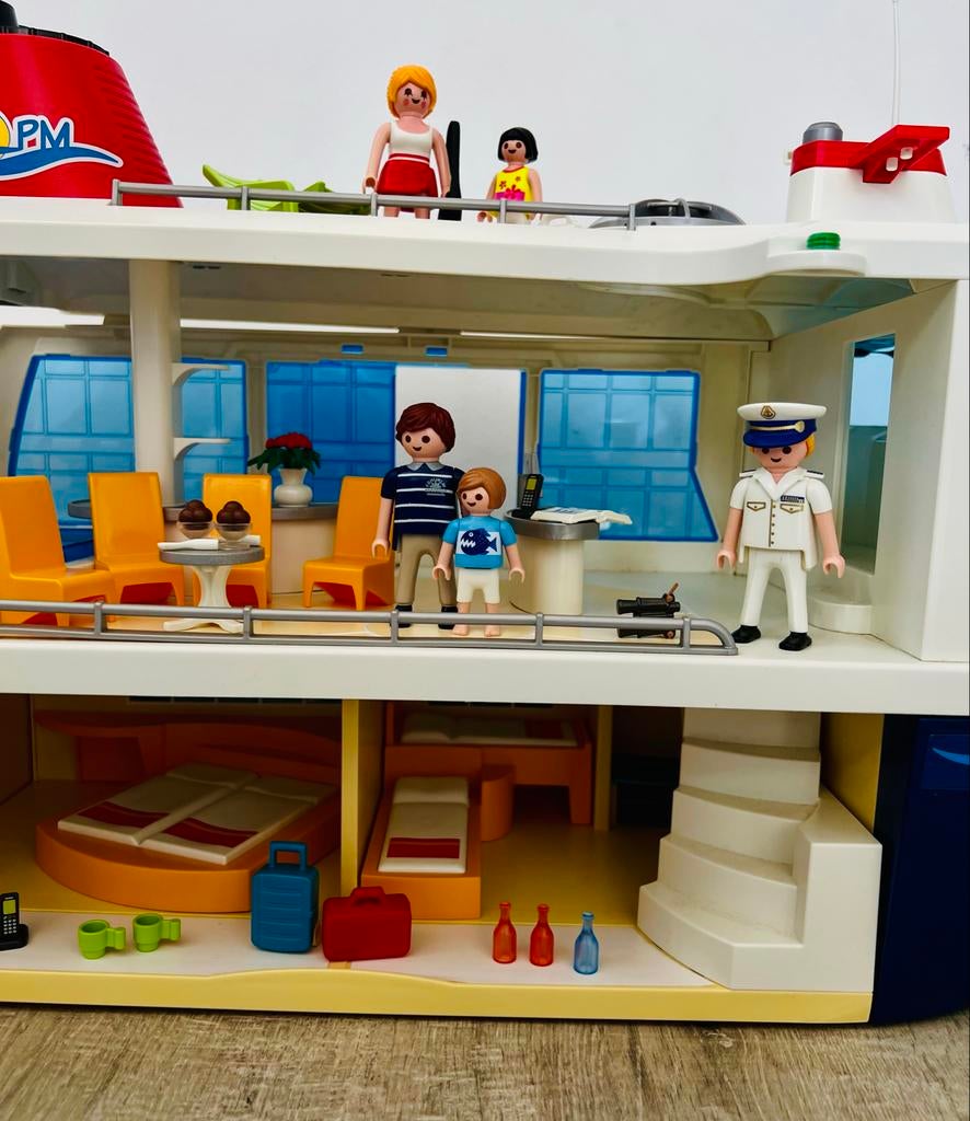 Playmobil cruiseschip 6978 en zangeres met podium 6983, Ophalen of Verzenden, Gebruikt, Jongen of Meisje