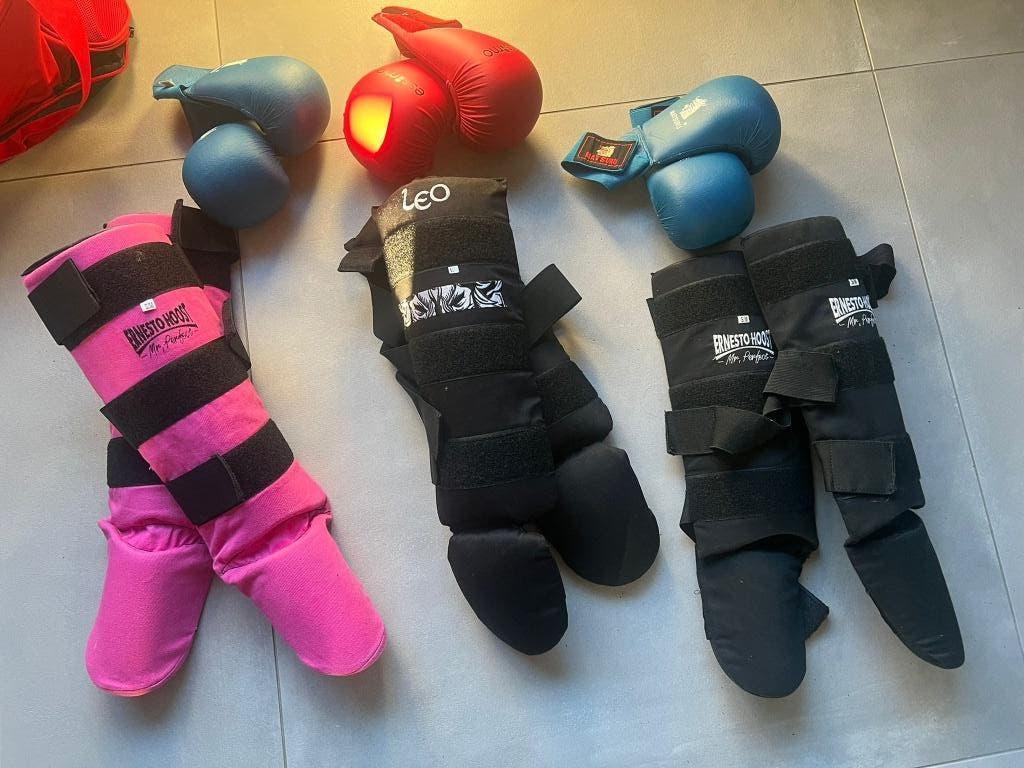 Karate beschermers, Gebruikt, Vechtsportbescherming, Karate, Maat M