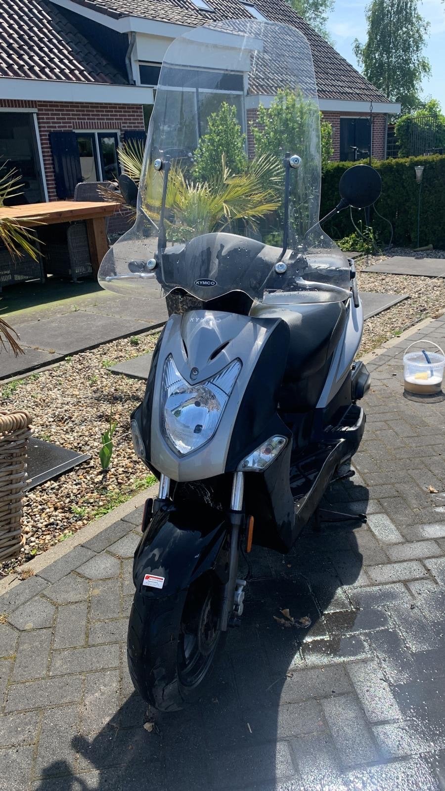 Kymco Agility 50cc scooter met windscherm, Gebruikt, Maximaal 45 km/u, Ophalen of Verzenden, Agility