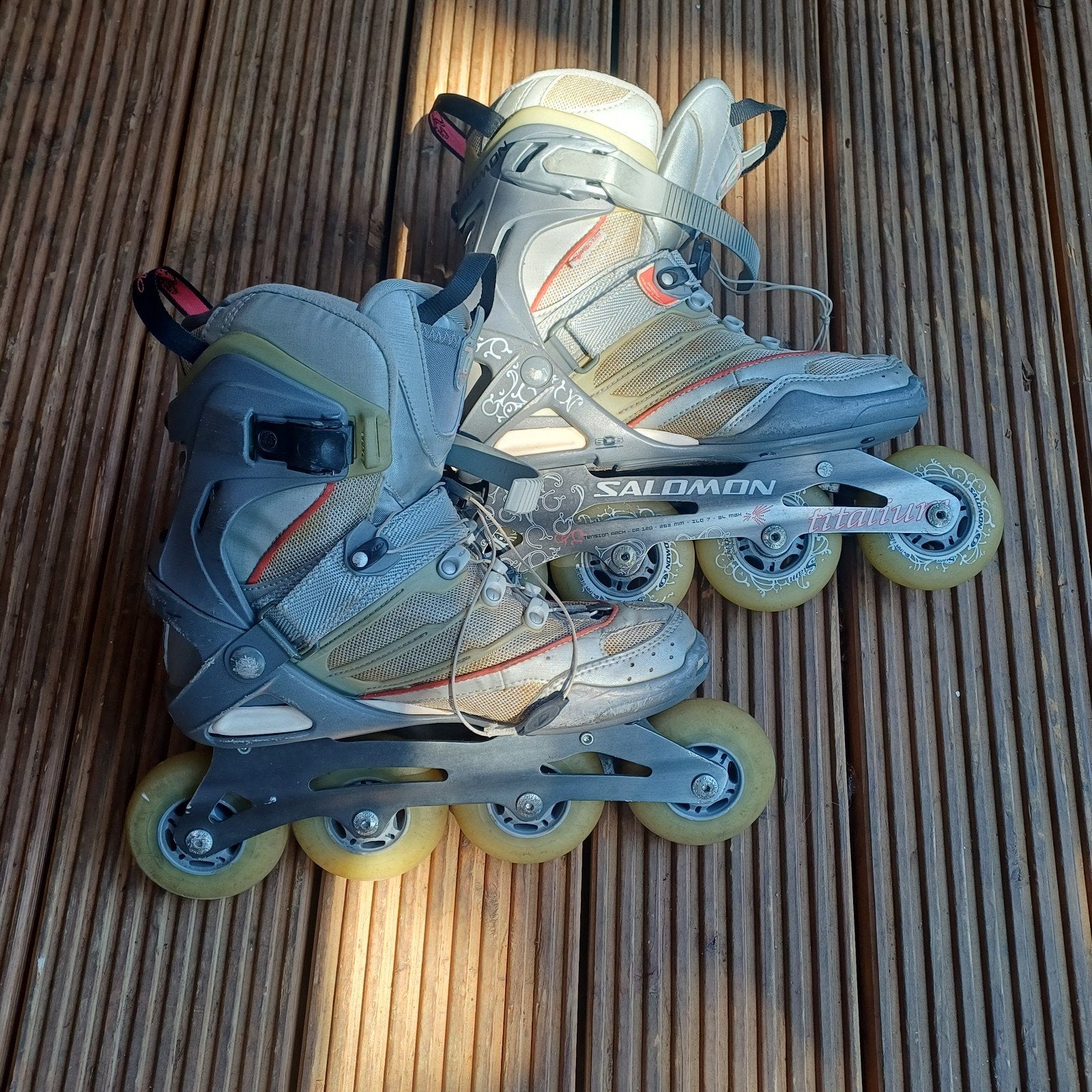 Salomon skates - Maat 40 1/3 - Dames, Sport en Fitness, Skeelers, Gebruikt, Inline skates 4 wielen, Salomon, Dames, Ophalen