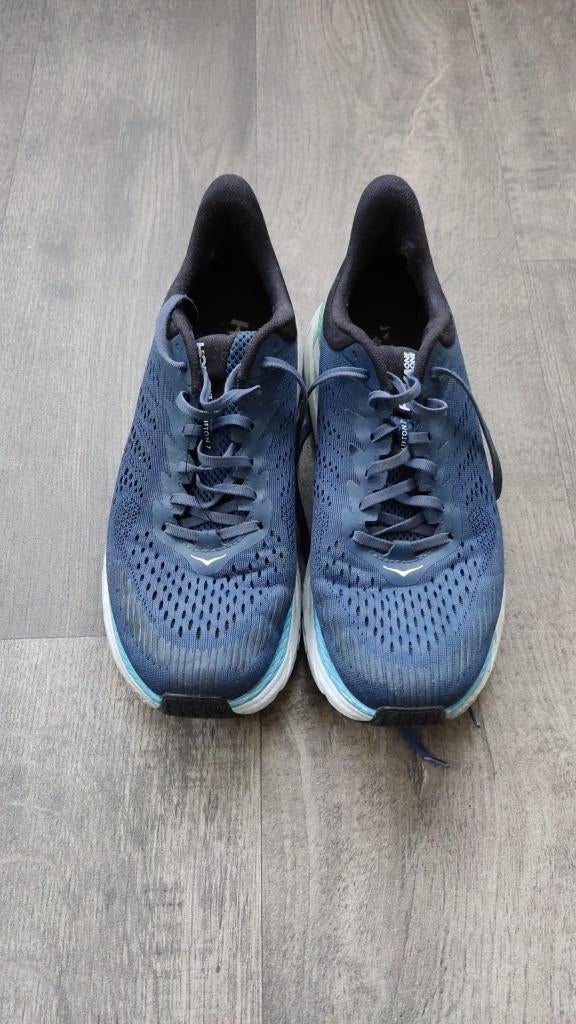 Hoka Clifton 7 Maat 45 1/3 hardloopschoenen, Sport en Fitness, Loopsport en Atletiek, Ophalen, Gebruikt, Hardloopschoenen, Overige merken