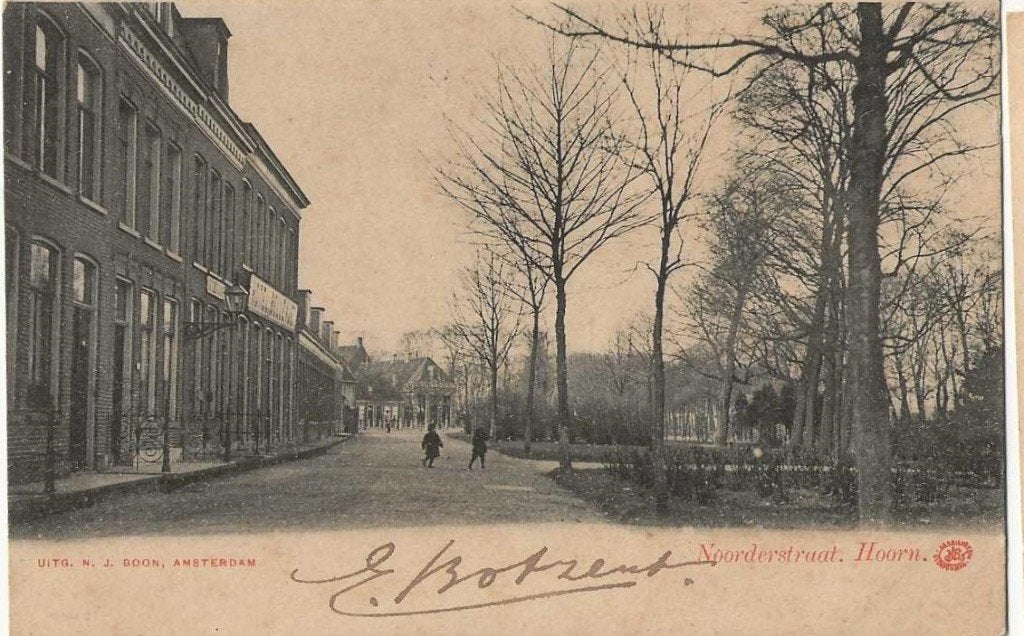 Hoorn-183 Noorderstraat, Verzenden, Voor 1920, Gelopen, Noord-Holland