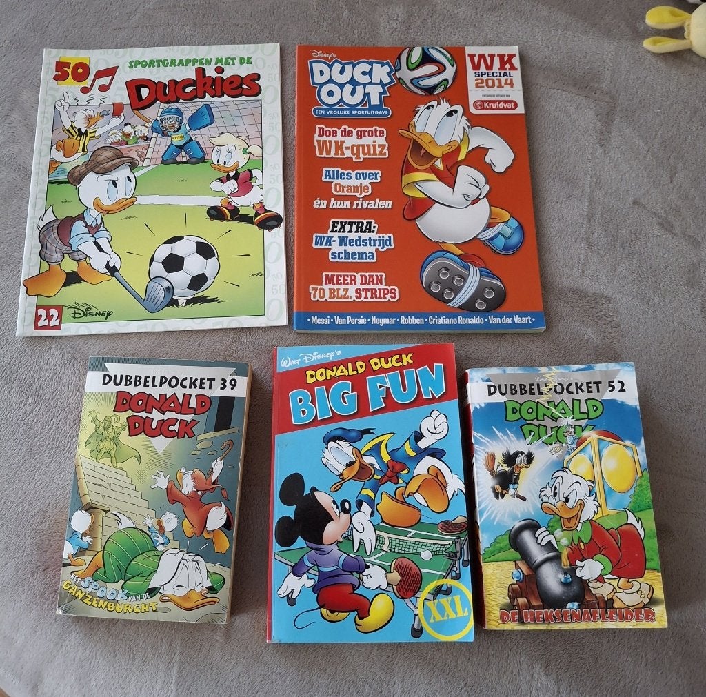 Donald Duck pocket strips, Boeken, Meerdere comics, Ophalen, Gelezen, Europa