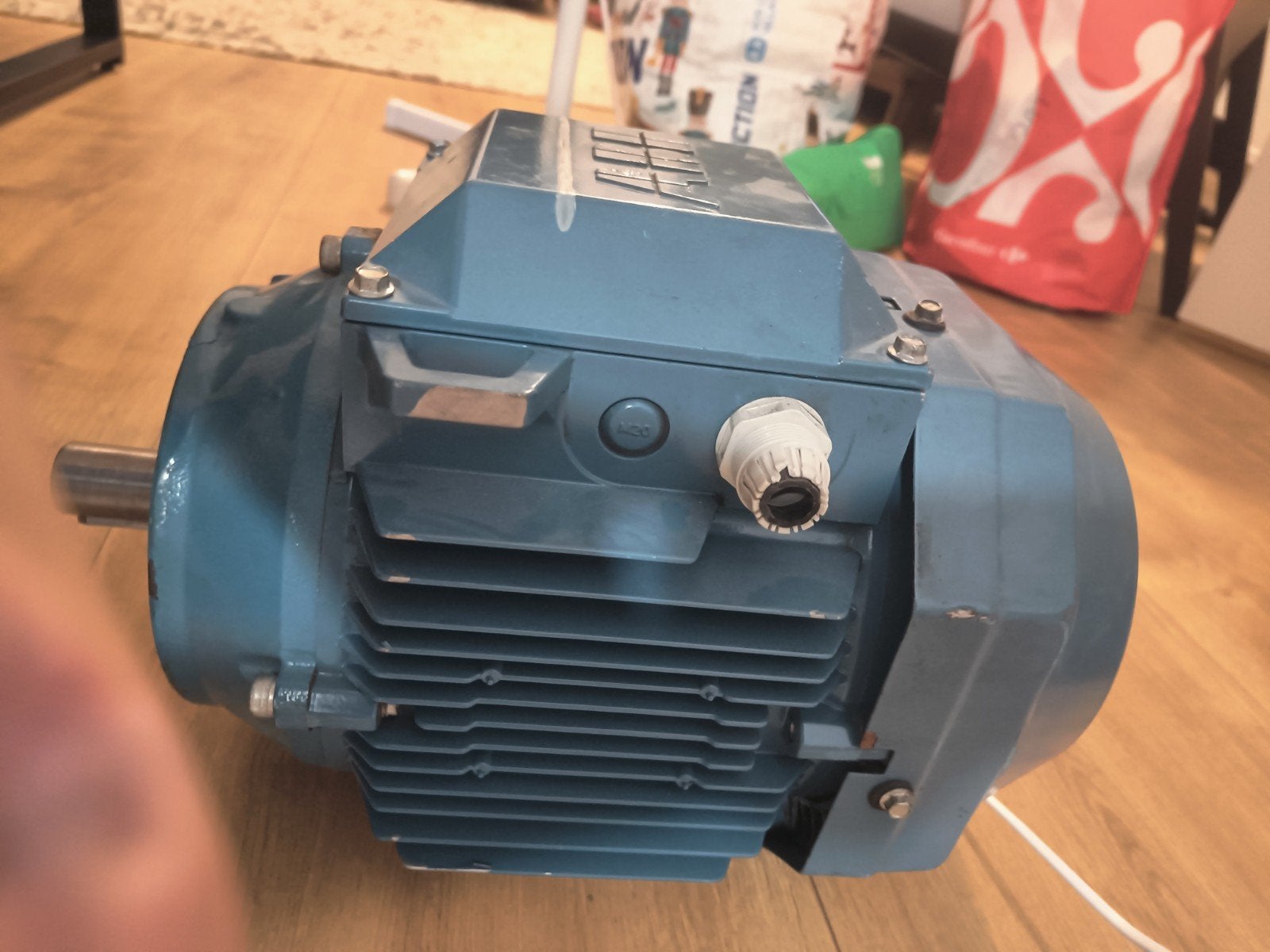 ABB 3-fase 3.5kW Elektromotor -  uitstekende staat, Doe-het-zelf en Verbouw, Motoren, Ophalen, Gebruikt, Elektromotor