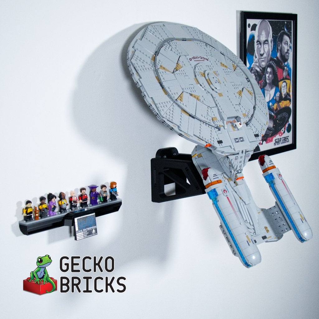 Wandbeugel LEGO Star Trek U.S.S. Enterprise NCC-1701 10356, Wandhanger, Zwart, Ophalen of Verzenden, Kunststof