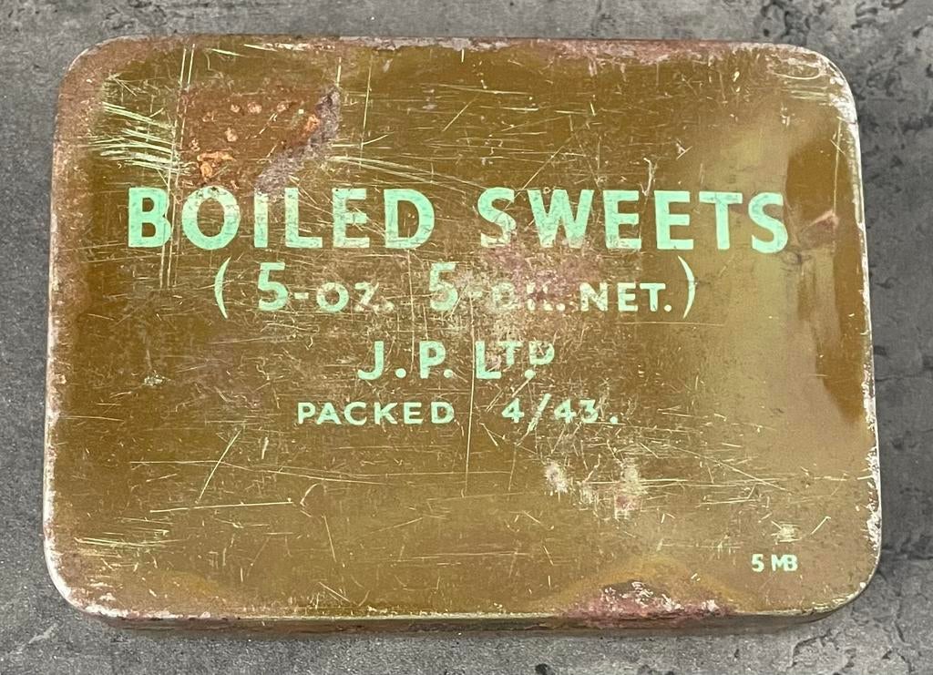 Britse Boiled Sweets blikje 1943, Ophalen of Verzenden, Engeland