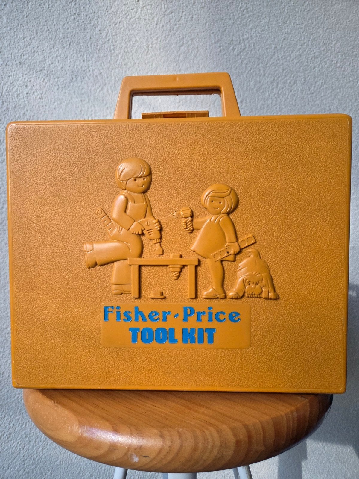 Vintage Fisher-Price Boormachine Tool Kit uit 1977 (werkend), Ophalen of Verzenden, Gebruikt, Knutselen