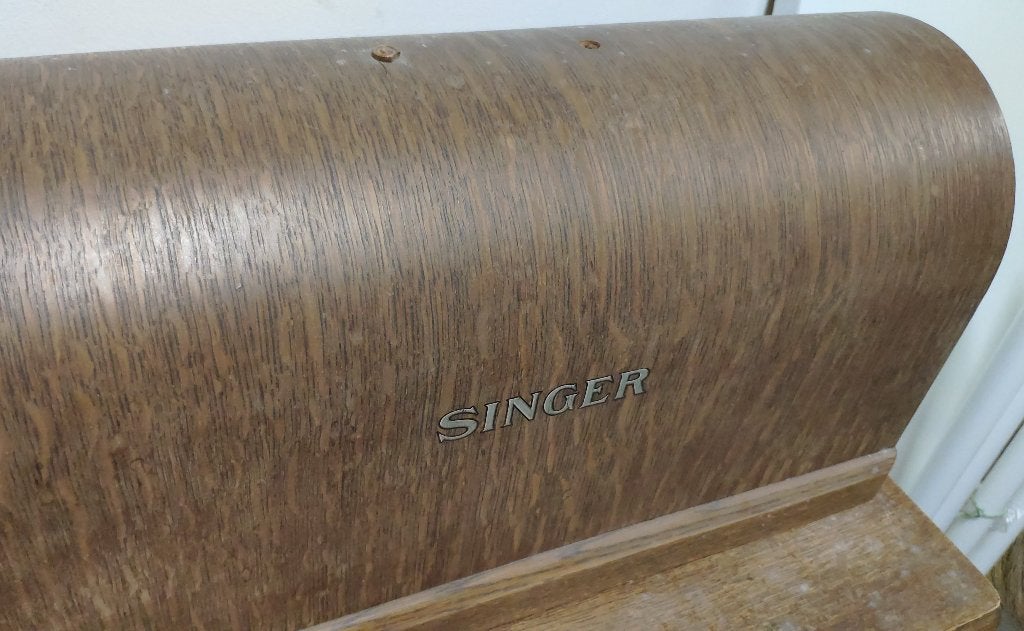 Singer antieke trapnaaimachine 66k 1929 gietijzer hout 66, Antiek en Kunst, Ophalen