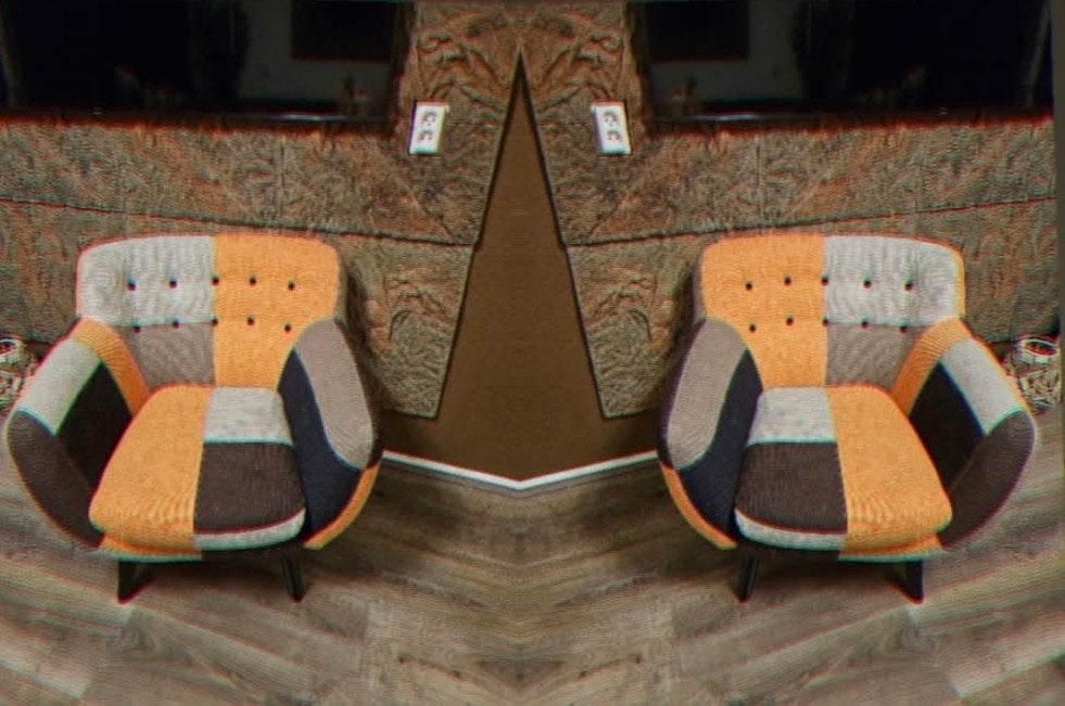 2x Comfortabele fauteuil met patchwork design, Ophalen, 75 tot 100 cm, Zo goed als nieuw, Stof