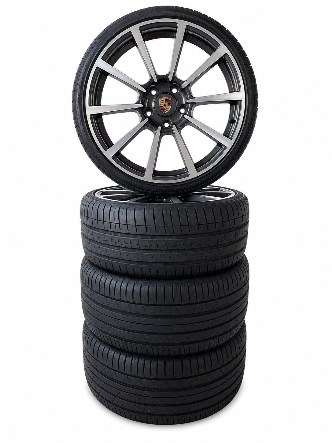 Porsche 20 inch velgen (imitatie) 996 997, Auto-onderdelen, Banden en Velgen, Gebruikt, 265 mm, Banden en Velgen, Ophalen of Verzenden