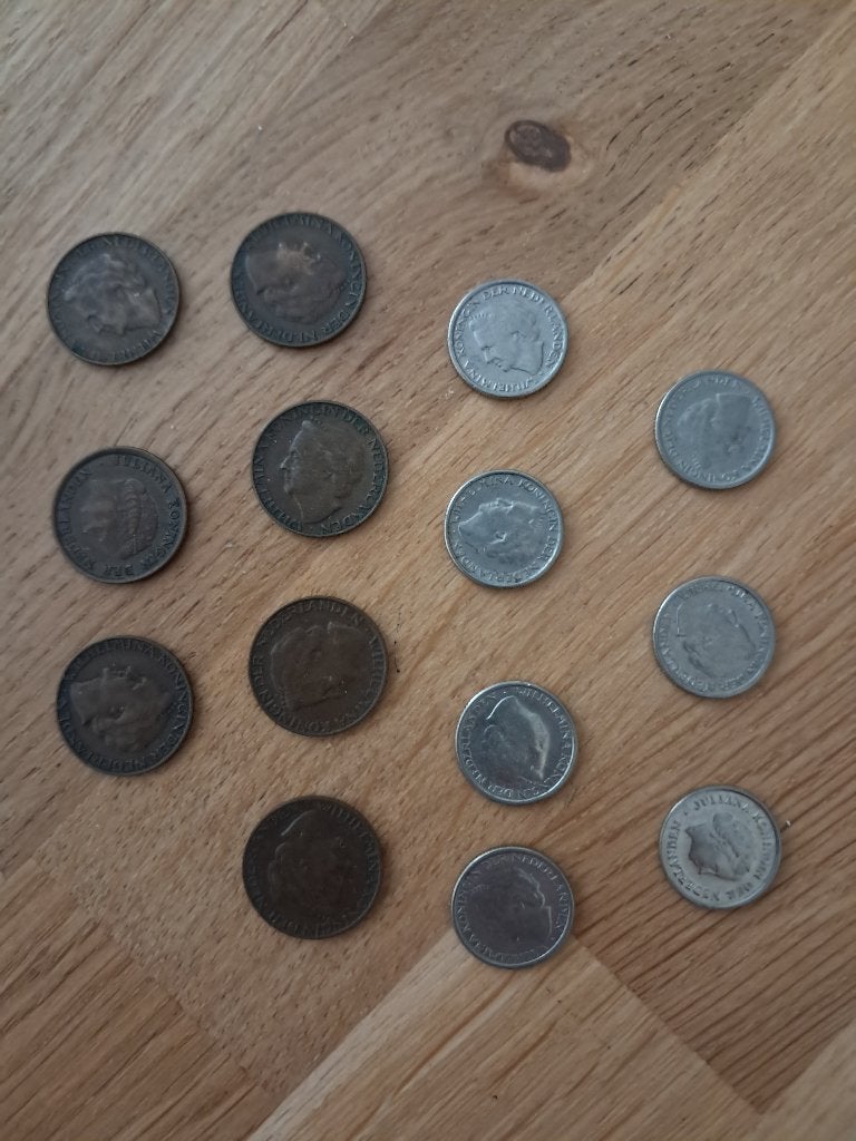 centen en dubbeltjes 1948, Ophalen of Verzenden, Koningin Wilhelmina, 10 cent, Losse munt