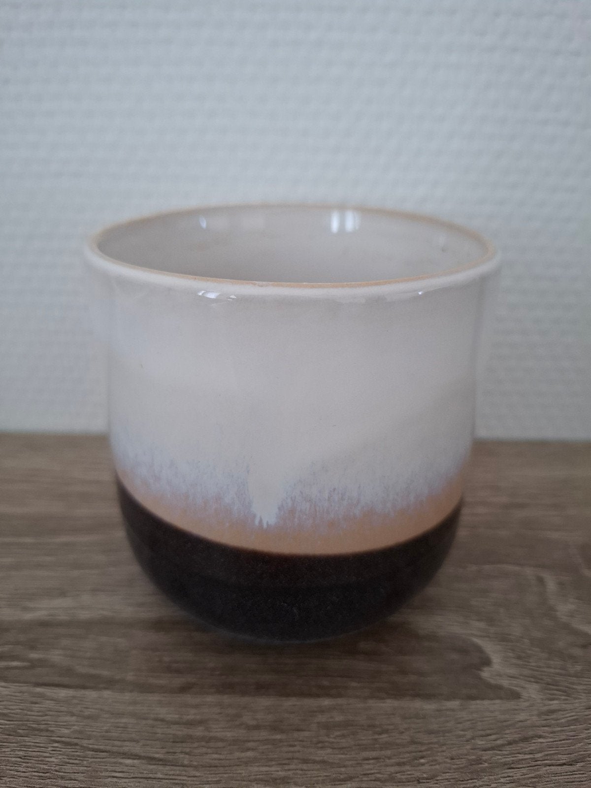 Bloempot aardewerk diameter 9cm, Rond, Binnen, Ophalen of Verzenden, Zo goed als nieuw