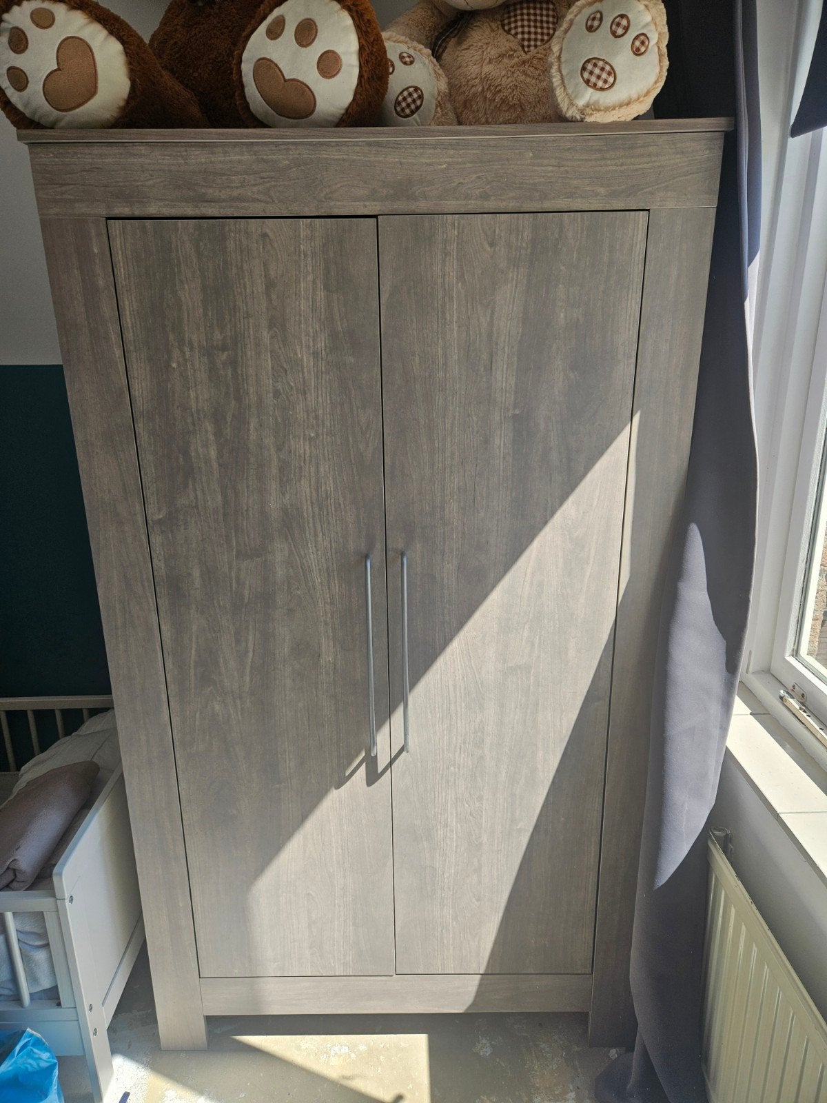 Babykamer kast en commode + wandplank, Ophalen, 50 tot 70 cm, 105 cm of meer, Commode