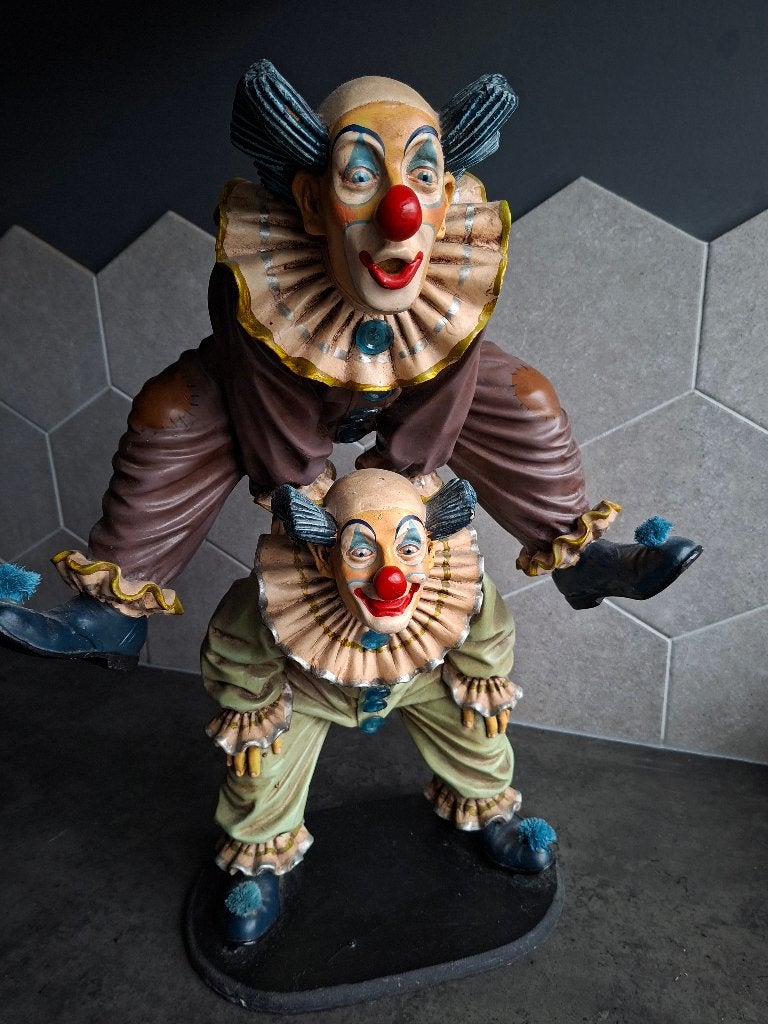 Groot Clowns Beeld - Jun Asilo 1996, Verzamelen, Ophalen, Gebruikt, Mens