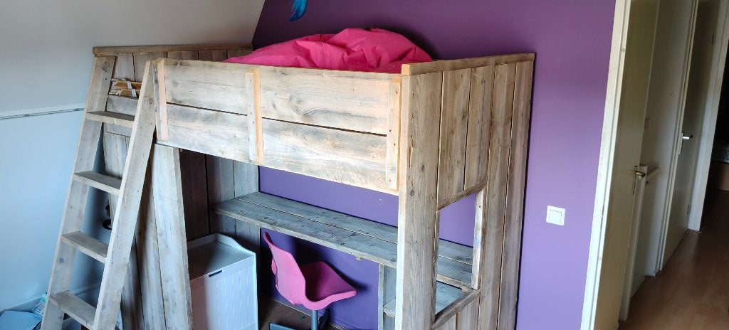 Hoogslaper, Kinderen en Baby's, Kinderkamer | Stapelbedden en Hoogslapers, Ophalen, Gebruikt, Hoogslaper