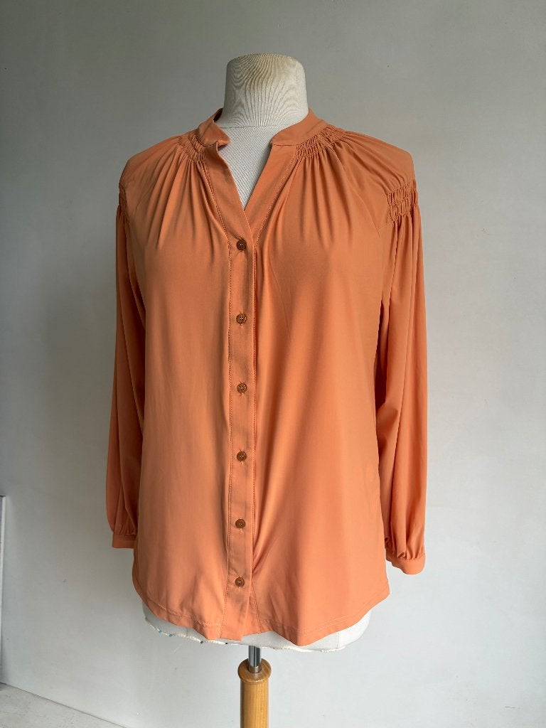 studio anneloes blouse oranje maat XS, Kleding | Dames, Studio Anneloes, Verzenden, Oranje, Zo goed als nieuw