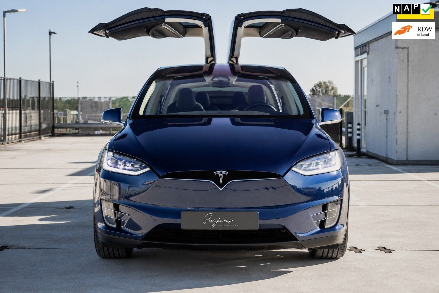 Tesla Model X 75D 6-persoons | Orig NL | Lage KM |, Auto's, Automaat, Gebruikt, Zwart, 124 €/maand