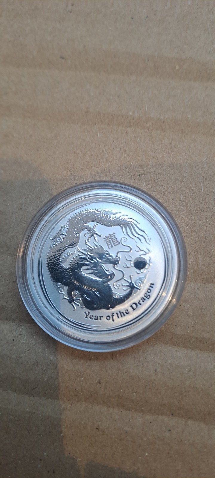 Lunar II Year of the Dragon 1/2 oz Zilveren Munt, Ophalen of Verzenden, Oost-Azië, Losse munt, Zilver