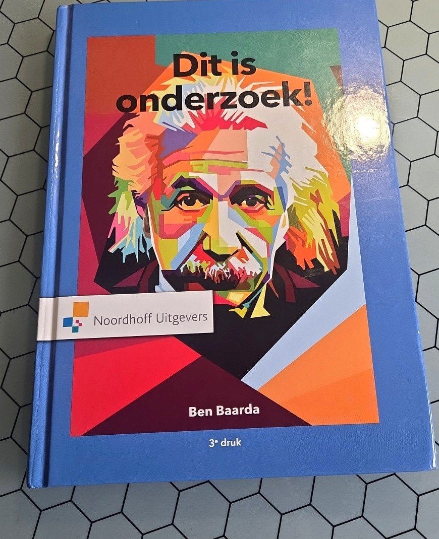 Dit is onderzoek! - Ben Baarda (3e druk), Boeken, Zo goed als nieuw, Ben Baarda, Gamma, HBO