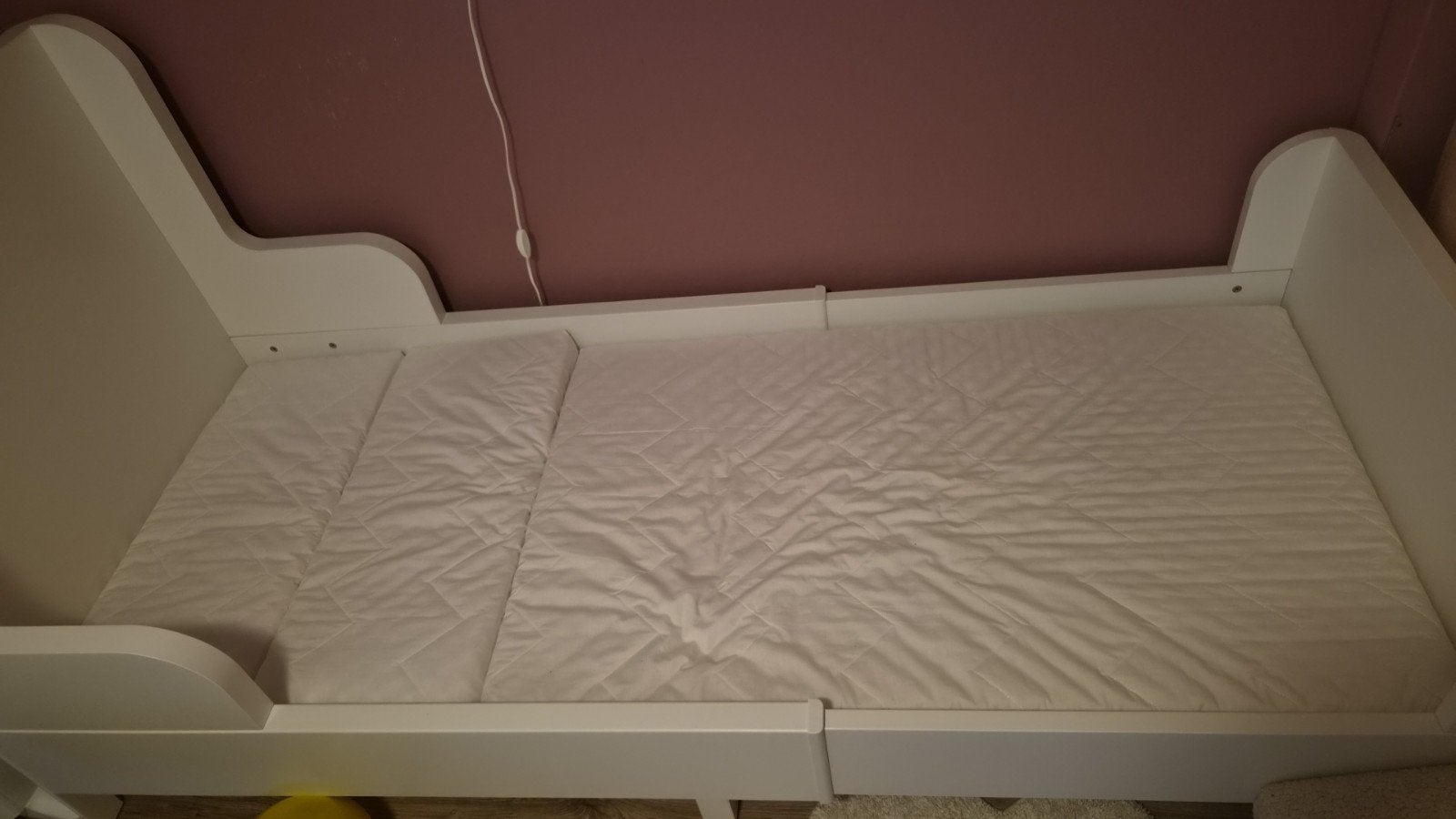 Groei matras voor meegroeibed - weinig gebruikt, Ophalen, Eenpersoons, Wit, Zo goed als nieuw
