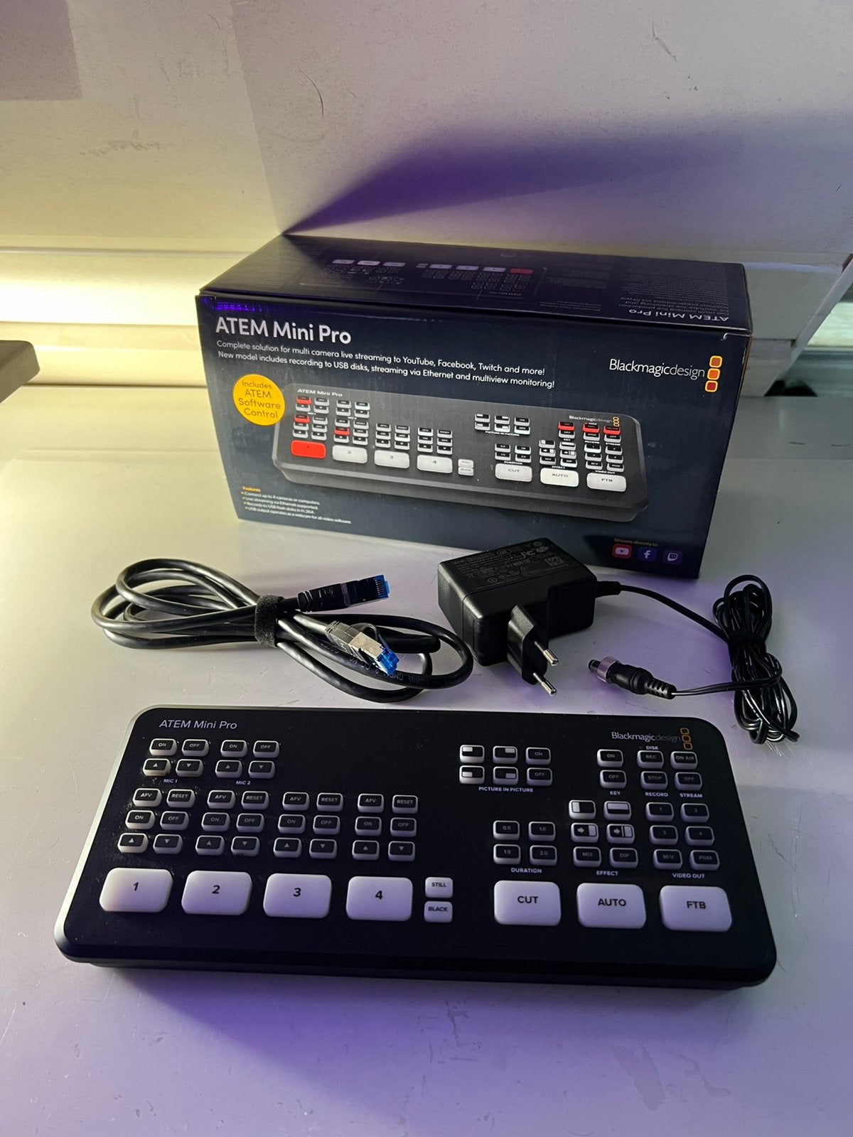 Blackmagic Design ATEM Mini Pro, Verzenden, Zo goed als nieuw, Video