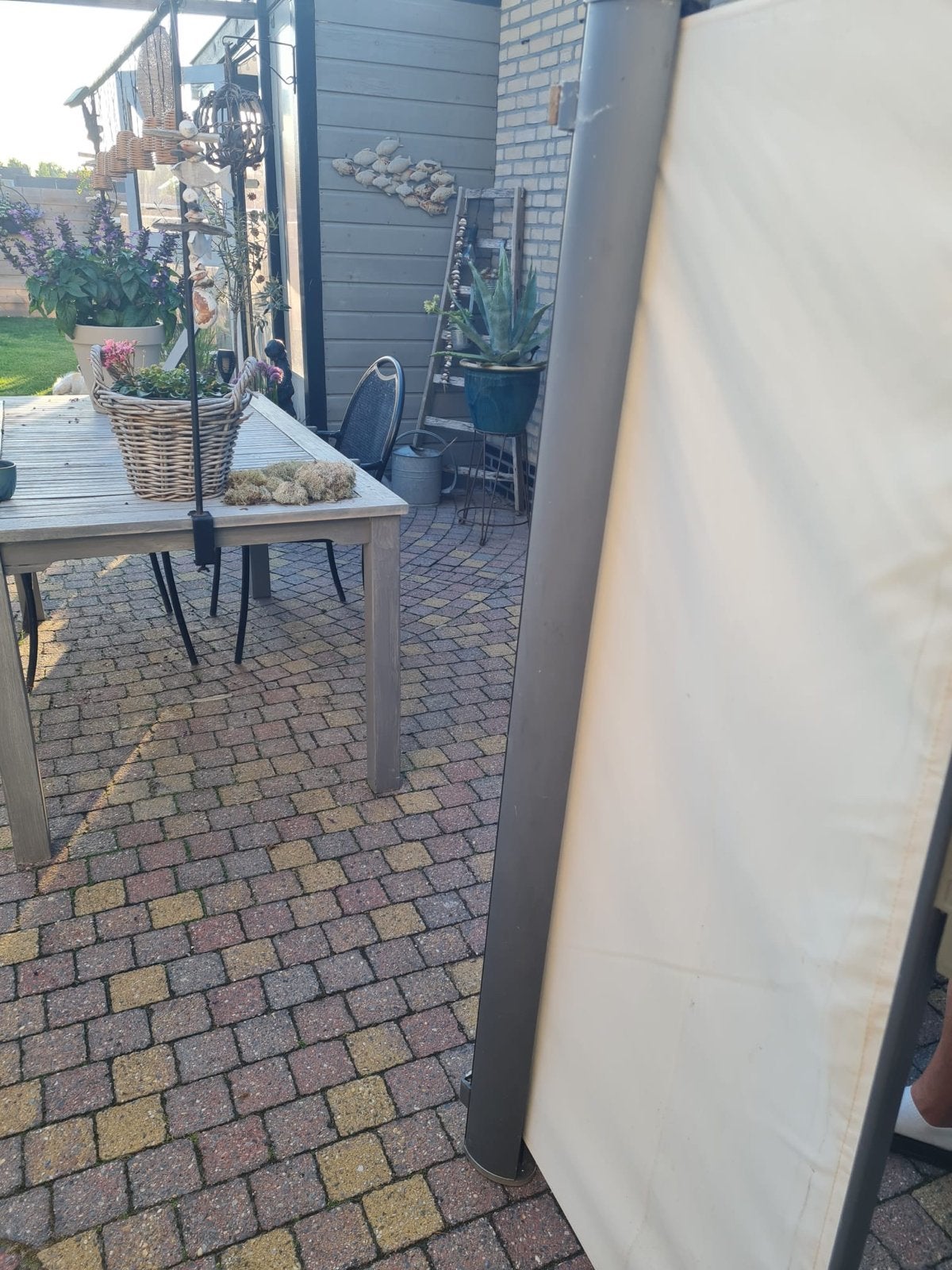 Beige Uittrekbaar Windscherm 300x150 cm, Caravans en Kamperen, Ophalen, Uittrekbaar, Gebruikt