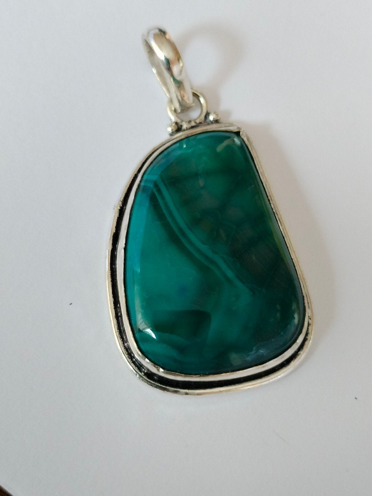 zilveren hanger met agaat, Overige voorstellingen, Nieuw, Ophalen of Verzenden, Met edelsteen