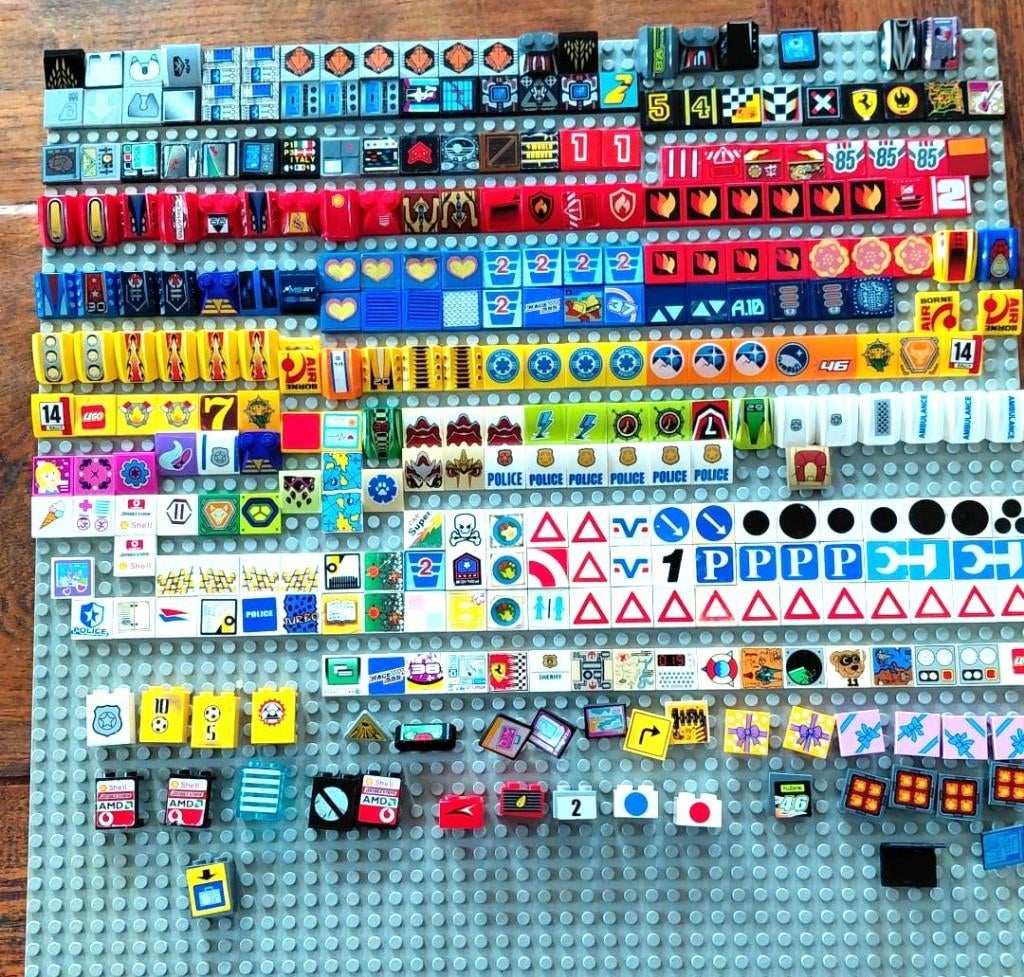 LEGO 2x2 steentjes met afbeeldingen, Overige thema's, Lego, Accessoire, Ophalen of Verzenden