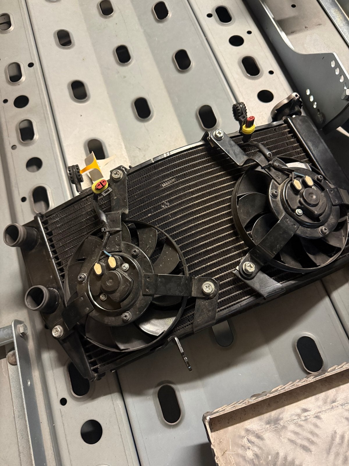 Radiator ducati 1098 1198 848 1198s 1098s, Motoren, Ophalen of Verzenden, Gebruikt