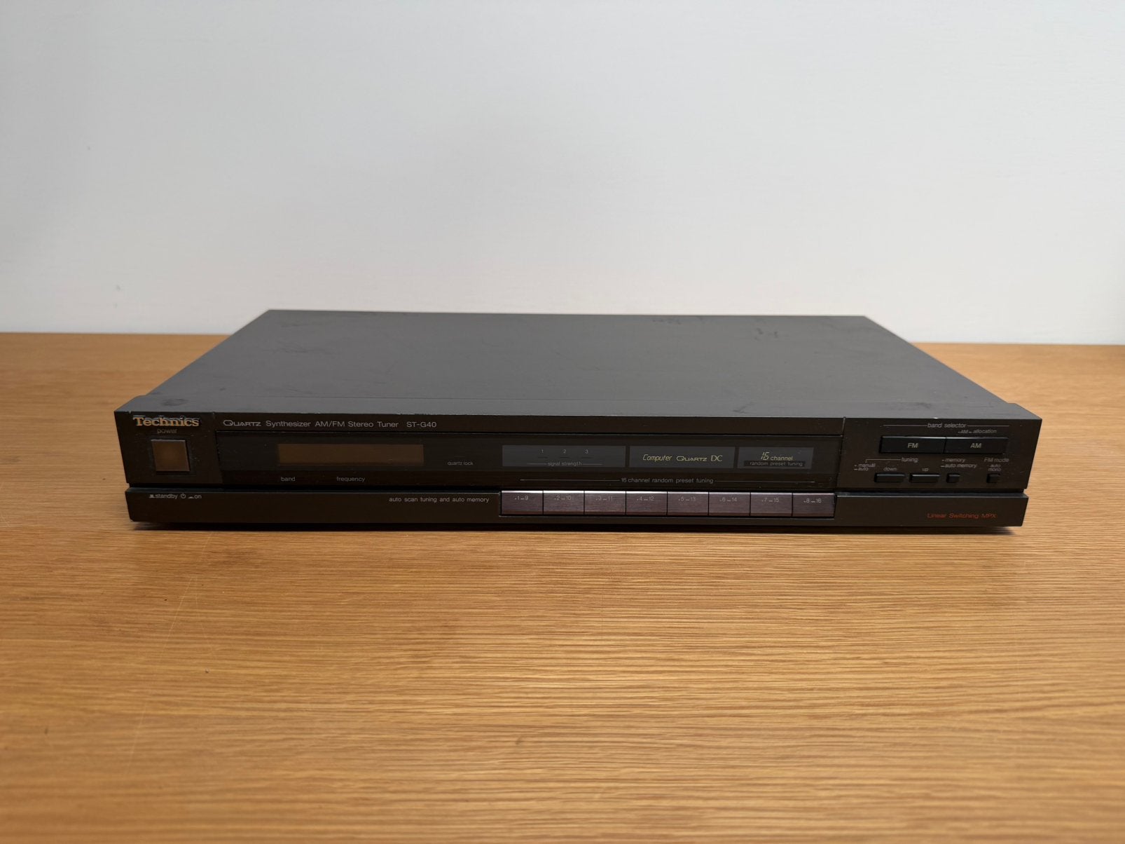 Technics ST-G40 tuner, Ophalen of Verzenden, Zo goed als nieuw