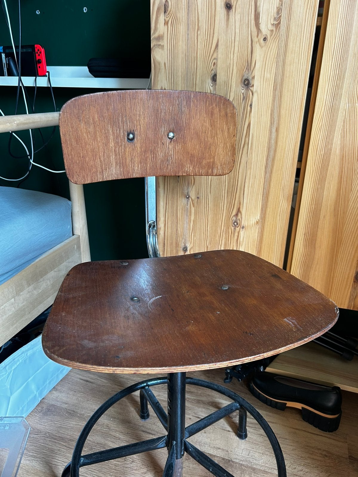 Vintage schilderstoel, Antiek en Kunst, Ophalen