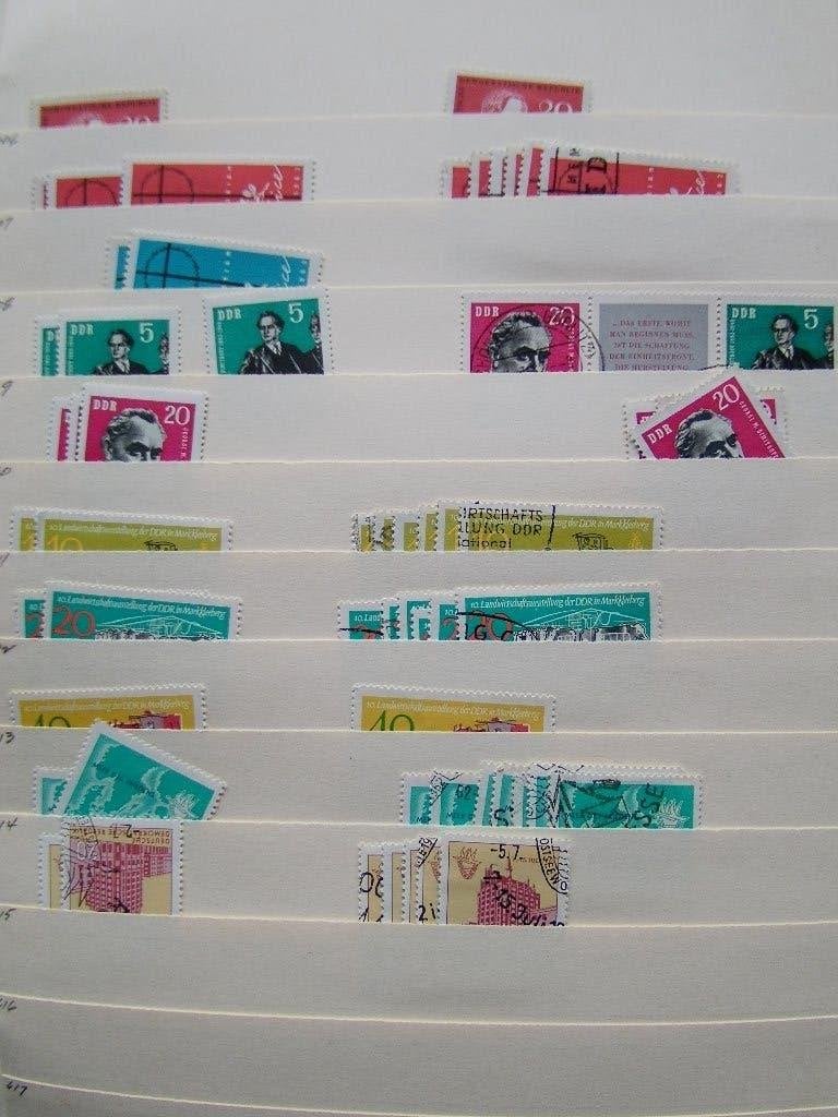 Dik album vol DDR series, Postzegels en Munten, Ophalen of Verzenden, Buitenland