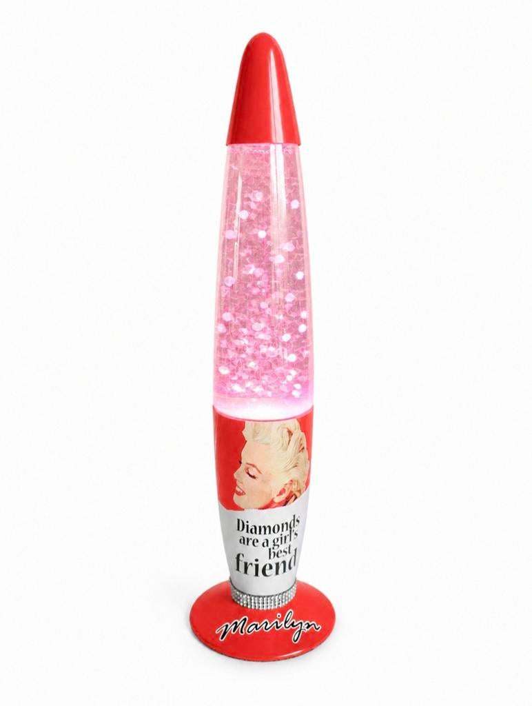 Zeldzame Marilyn Monroe Glitterlamp, Ophalen of Verzenden, Gebruikt, Vintage, Retro, Hollywood, Pop Art