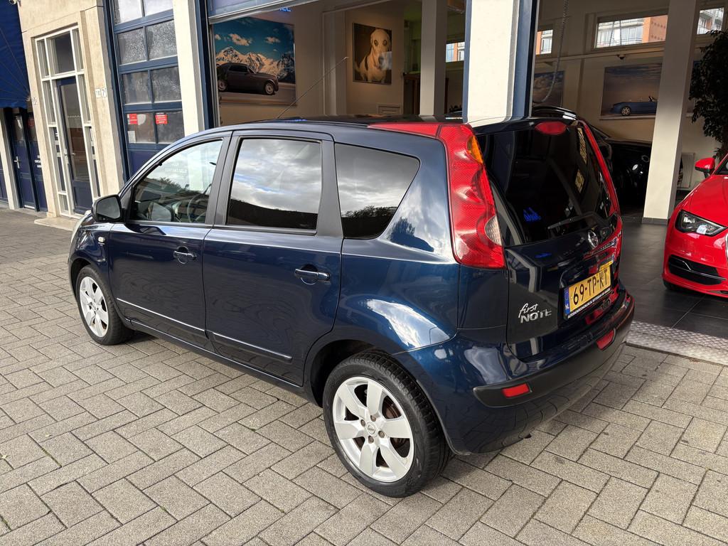 Nissan Note 1.4 First Note met nap. (bj 2007), Auto's, Voorwielaandrijving, Elektrische ramen, 4 cilinders, Blauw