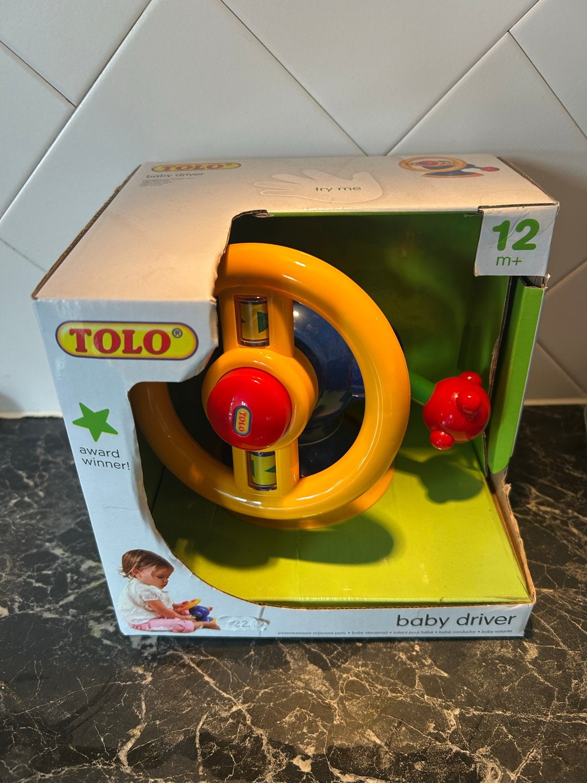 TOLO Baby Driver Stuurwiel - Zo goed als nieuw, Ophalen, Zo goed als nieuw, Overige typen, Met geluid